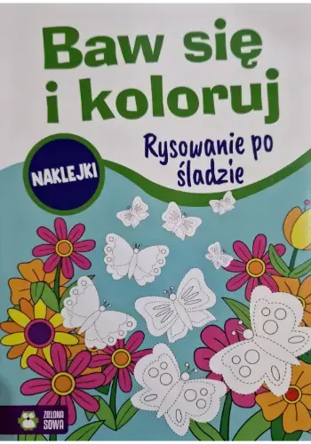 Baw się i koloruj- Rysowanie po śladzie